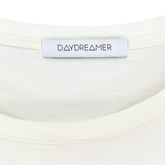 Daydreamer Elton John Pittsburgh Boyfriend Tee - White 1974 Tour T-Shirt sz L - Picture 7 of 10